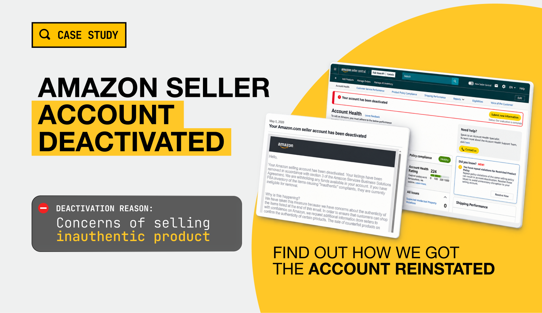 Amazon Inauthentic Suspension: Reinstated After a Missing LOA and "Manipulated Documents" Claim